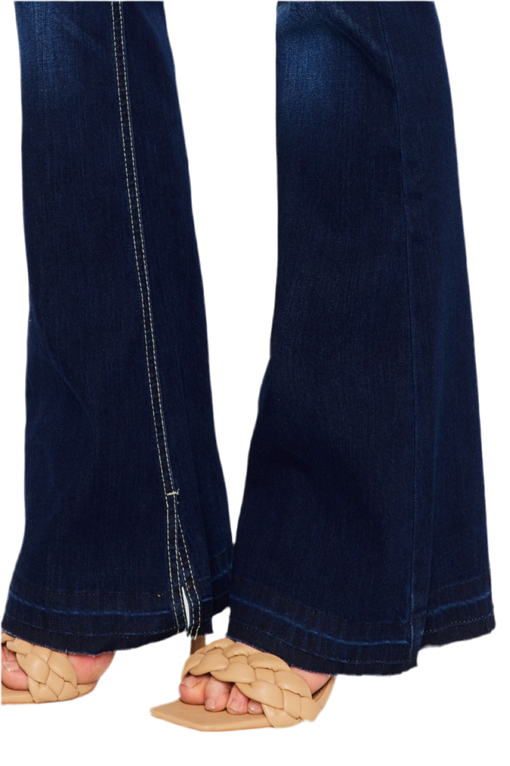 Kancan Mid Rise Slim Flare Jeans