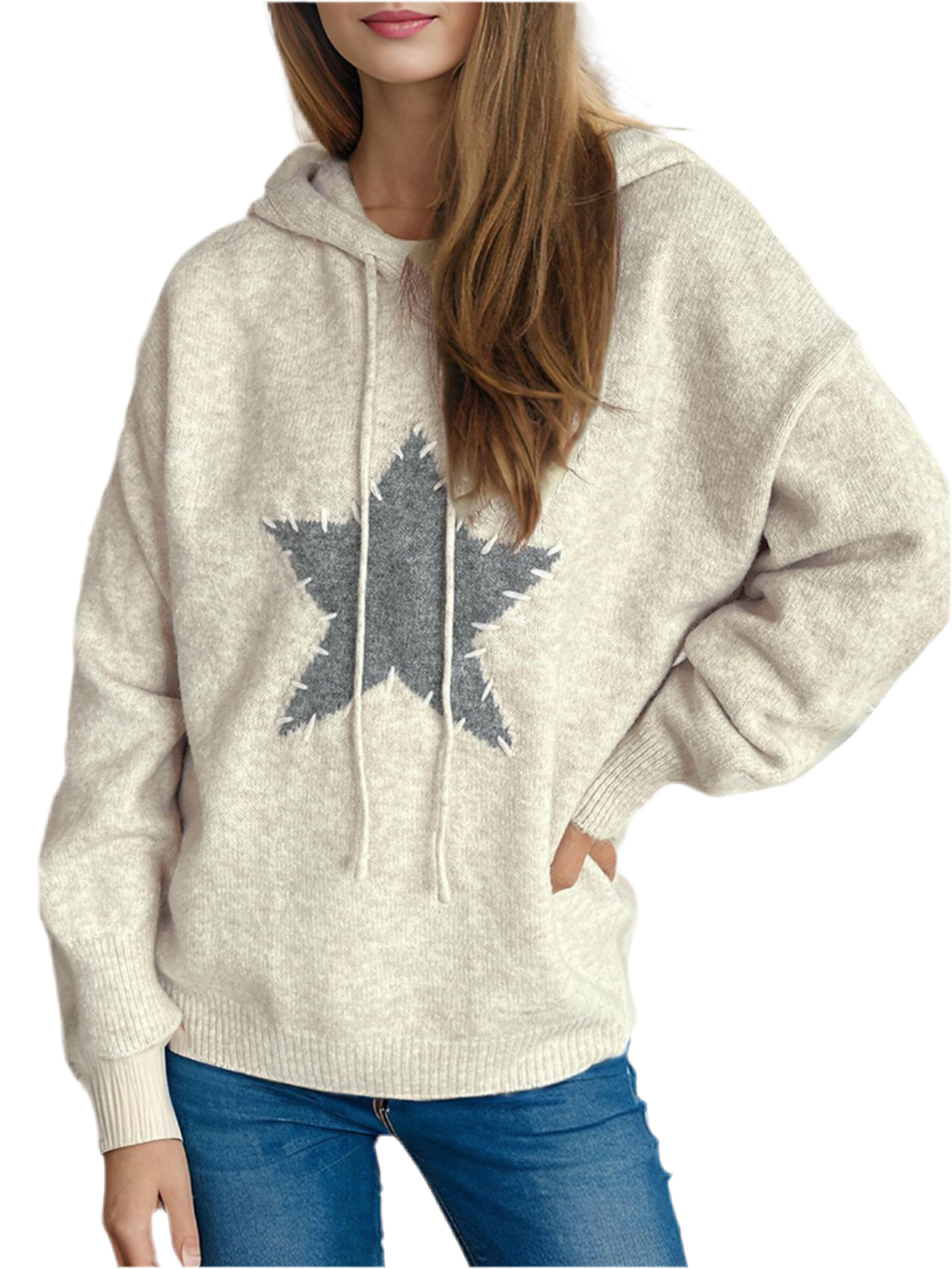 Star Hooded Sweater