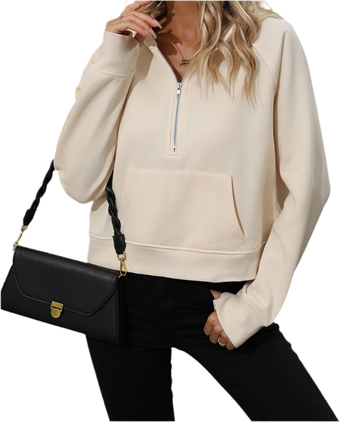 Half Zip Sweatshirt