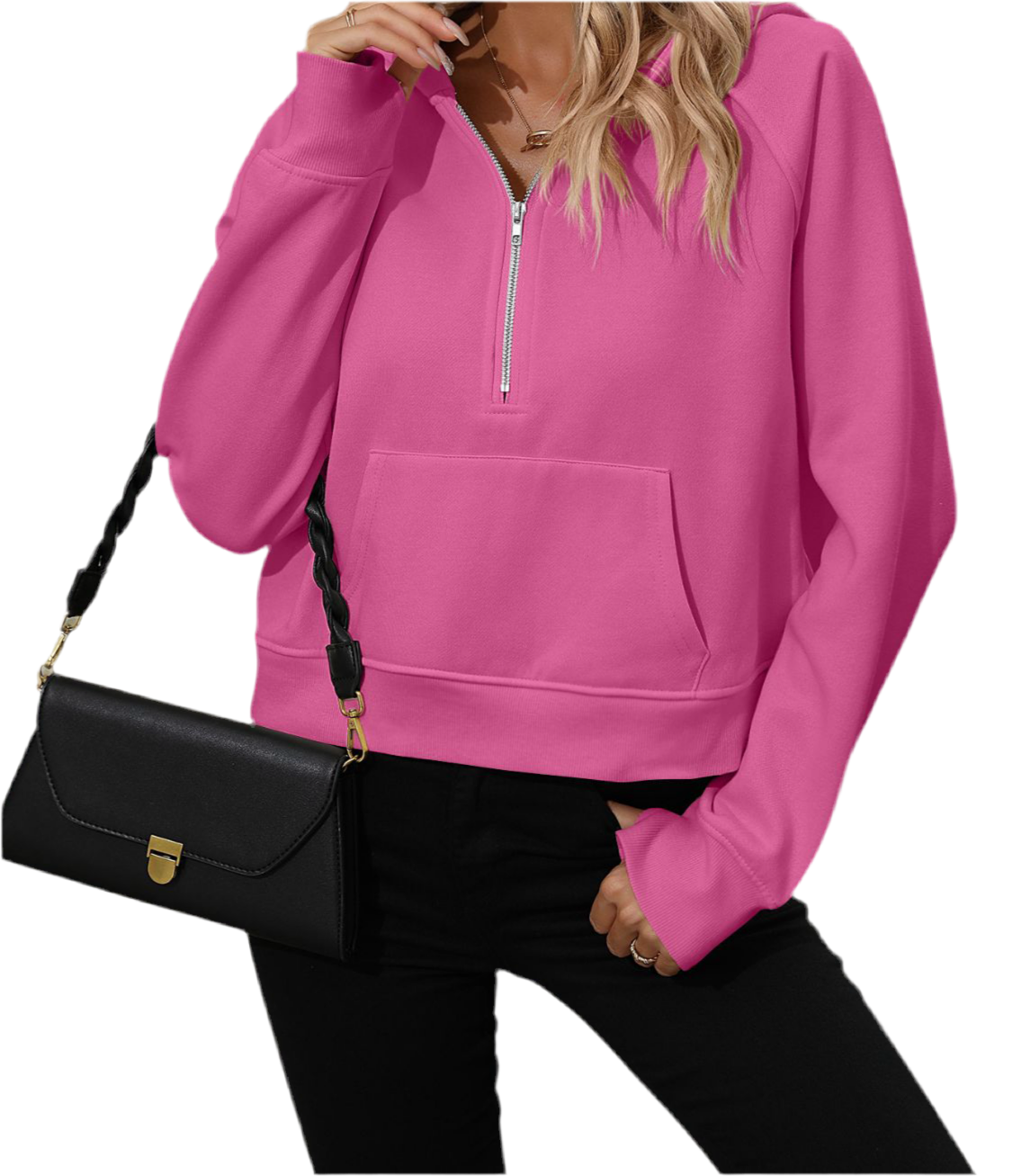 Half Zip Sweatshirt