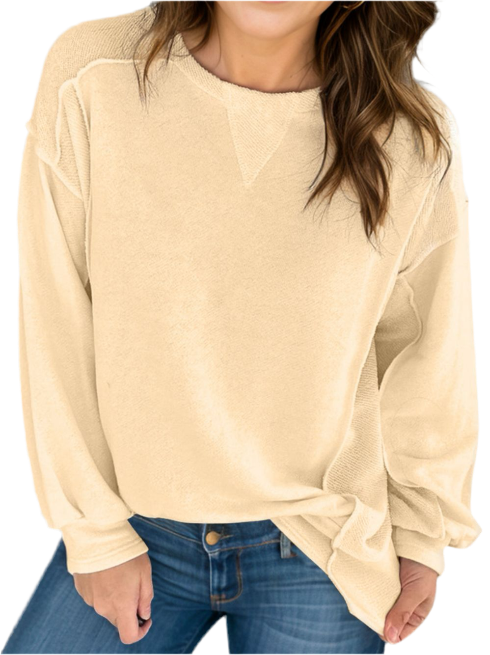 Exposed Seam Sweatshirt