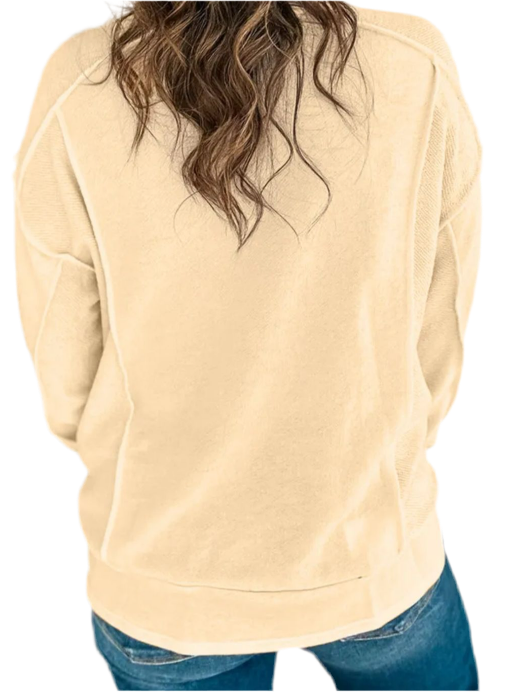 Exposed Seam Sweatshirt