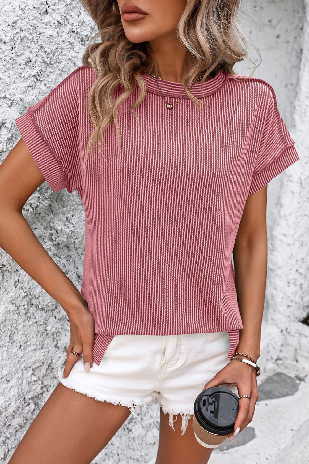 Striped Short Sleeve T-Shirt